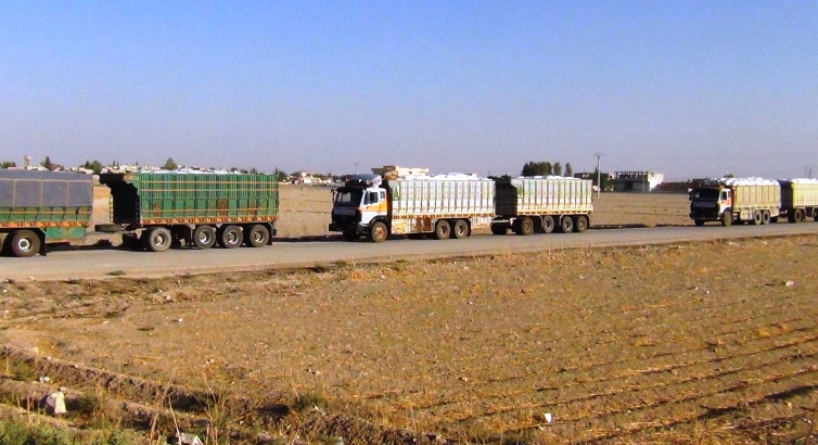 الاحتلال الأمريكي في سوريا يسرق كميات جديدة من القمح