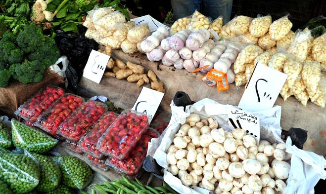الخضراوات والفواكه في أسواق دمشق
