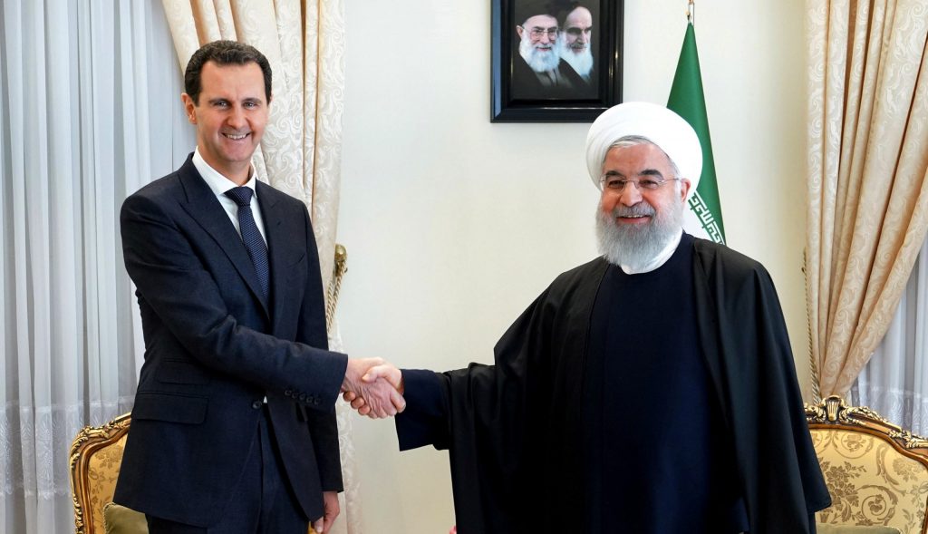 الرئيس الإيراني يرسل برقية تهنئة إلى الرئيس الأسد