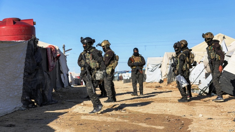 مخيم الهول ... توقيف ما يقارب الـ 100 من داعش