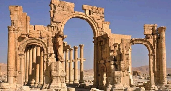 تدمر الأثرية تدخل طور الترميم والخبراء الروس يوضحون المراحل