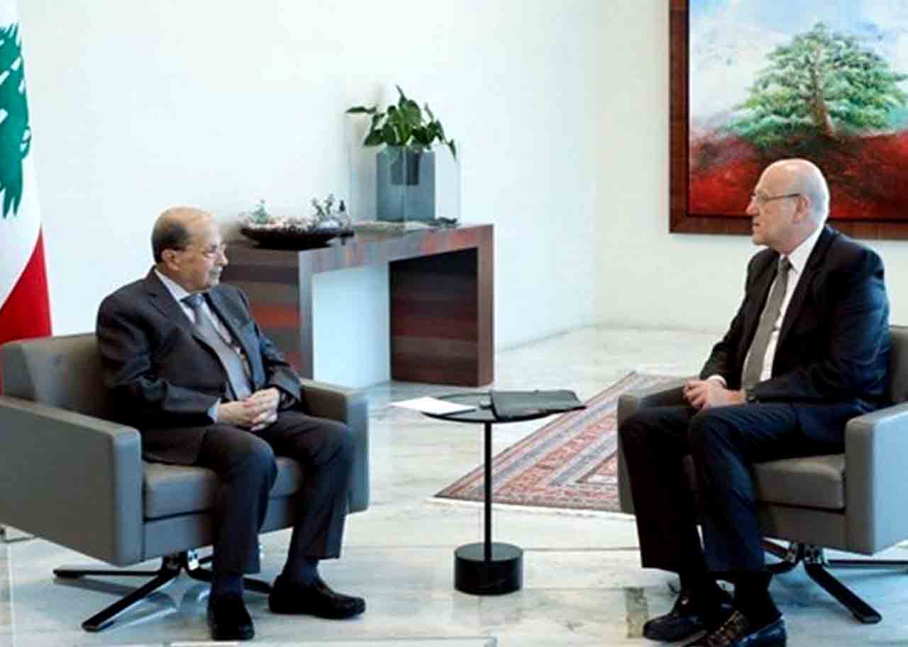 مضمون لقاء الرئيسين ميشال عون ونجيب ميقاتي