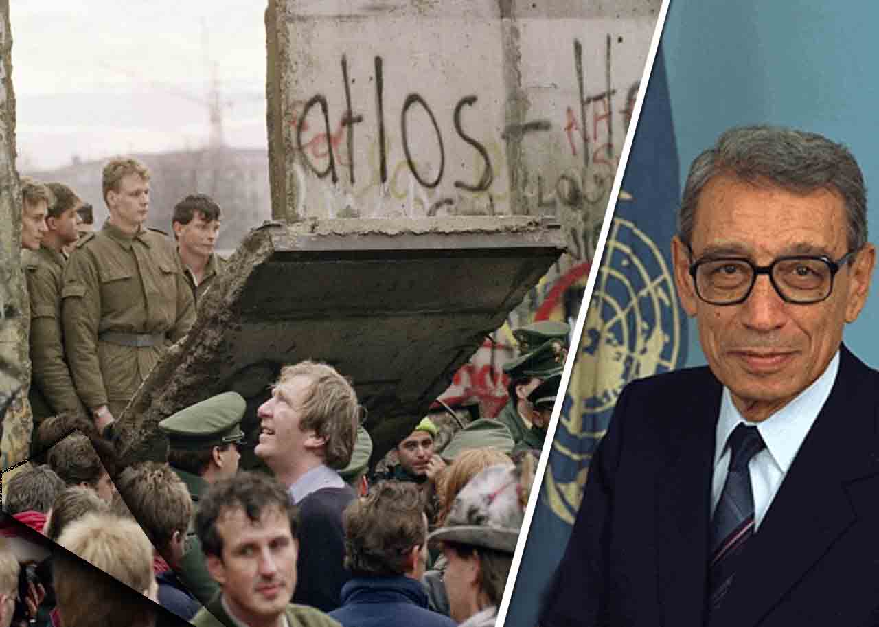 حدث في مثل هذا اليوم انهيار جدار برلين وانتخاب بطرس غالي