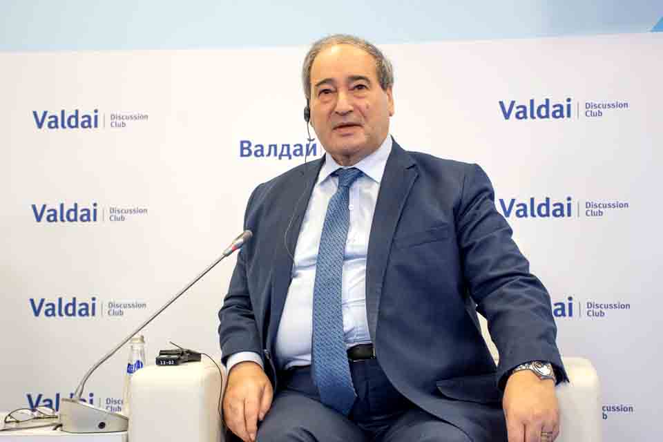 وزير الخارججية السوري فيصل المقداد سوريا تدعم الاعتراف الروسي بجمهوريتي لوجانسك ودونيتسك